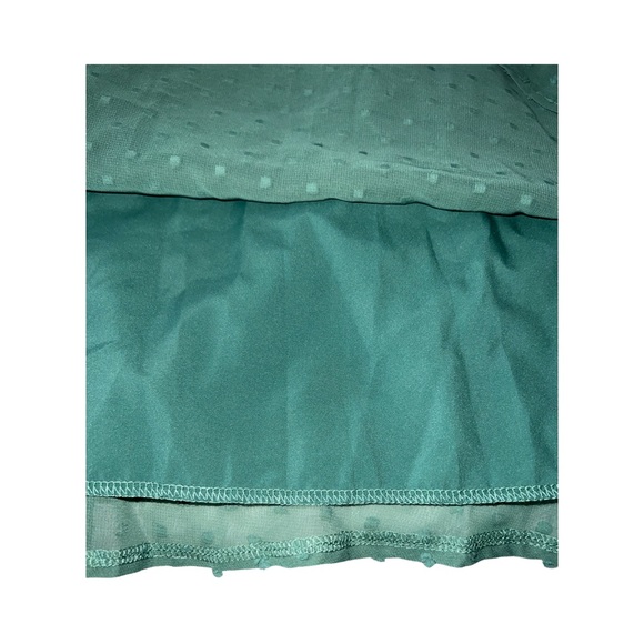 Swiss Dot V Neck Dress - Picture 3 of 3